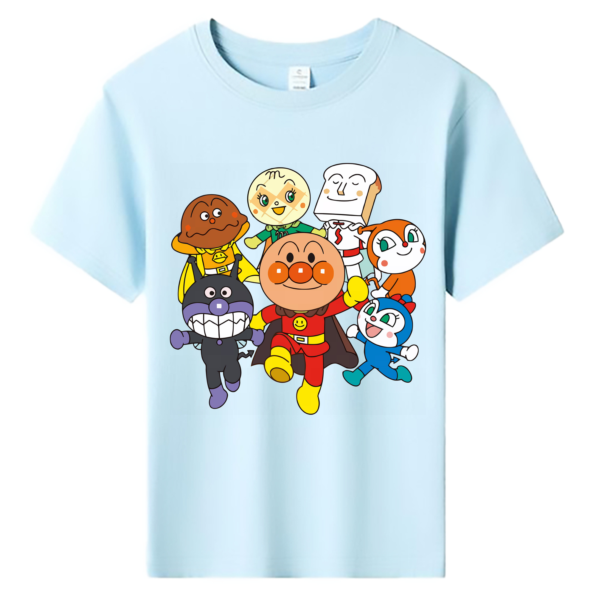 （画像用） アンパンマン Anpanman 綿100％キッズTシャツ（フロントプリント）